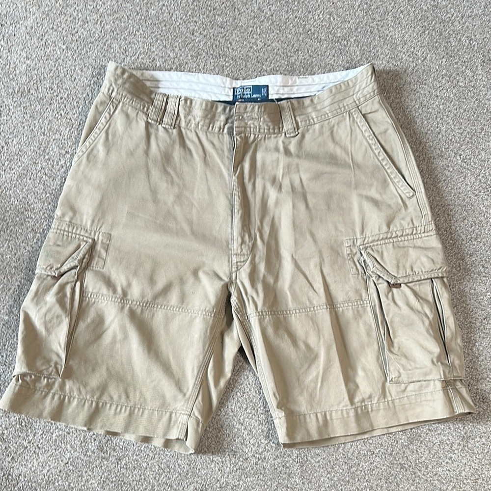 Polo Tan Cargo Shorts 40T